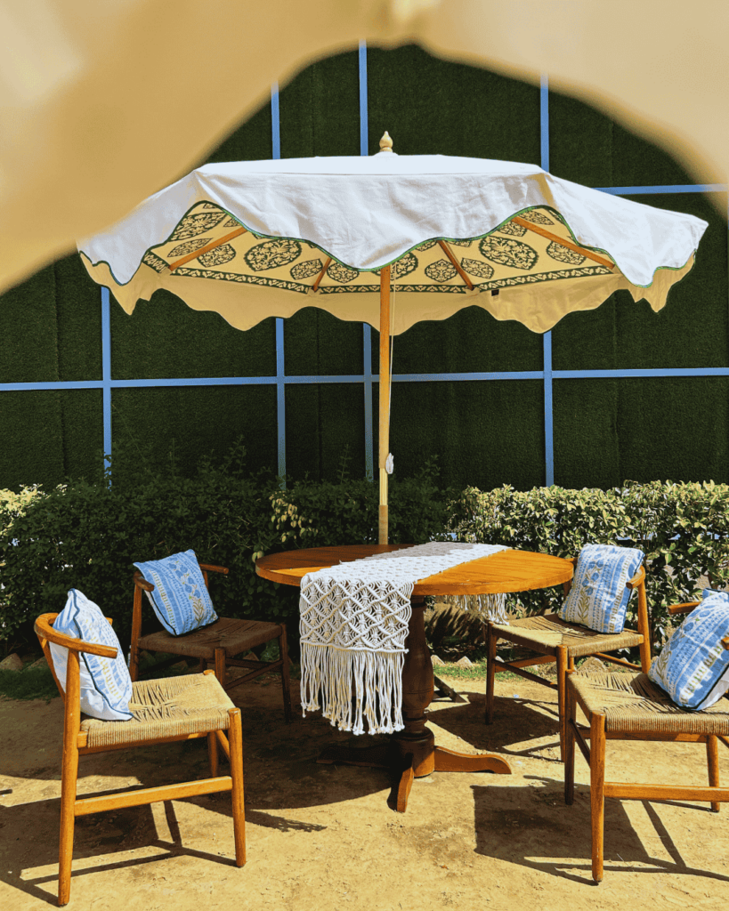 Garden Parasols by Indian tent manufacturer