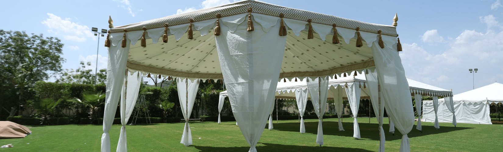 White Wedding Tent
