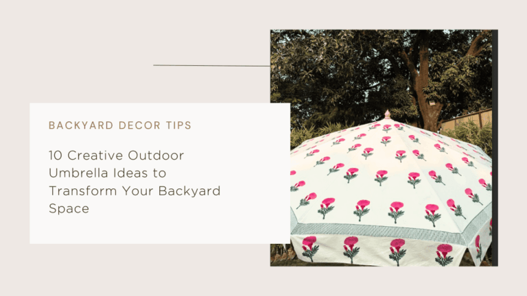 10 Creative Outdoor Umbrella Ideas to Transform Your Backyard Space