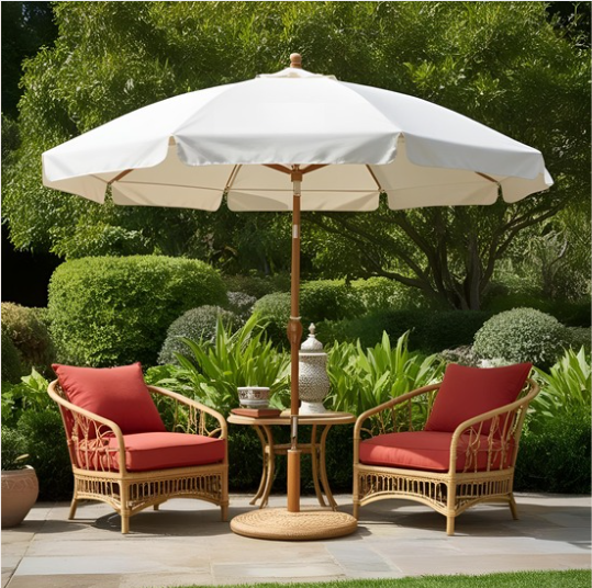 Portable indian garden parasol