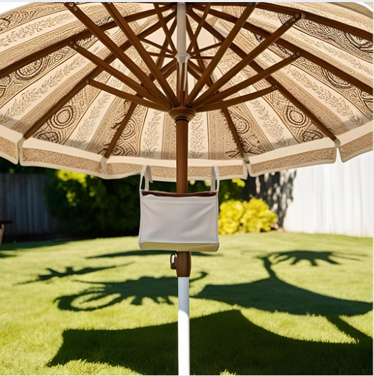Dual-Purpose Umbrellas with Built-In Storage