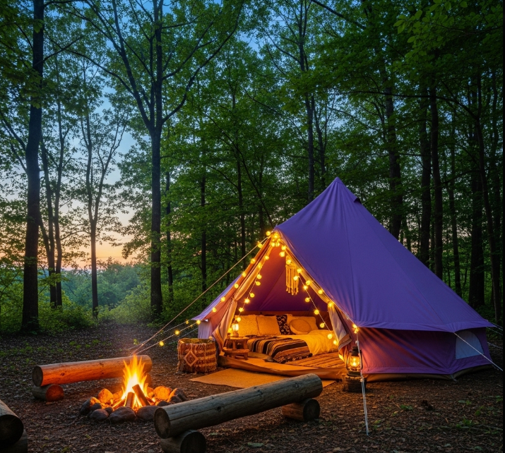 Bell tent for couples