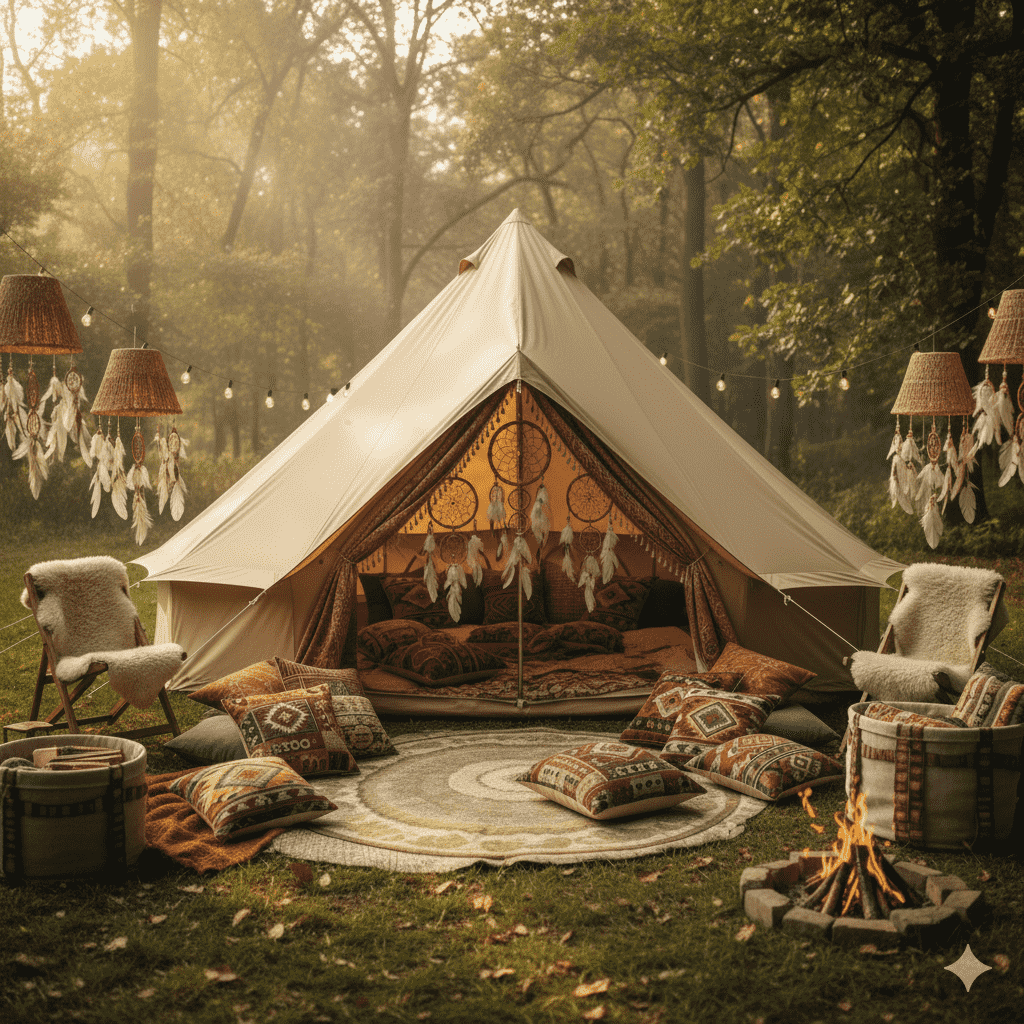 Beige Bell Tent