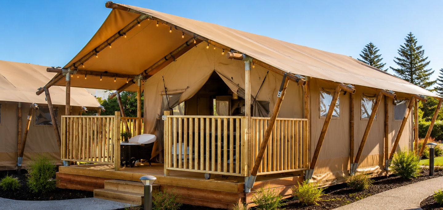 Jungle safari tents