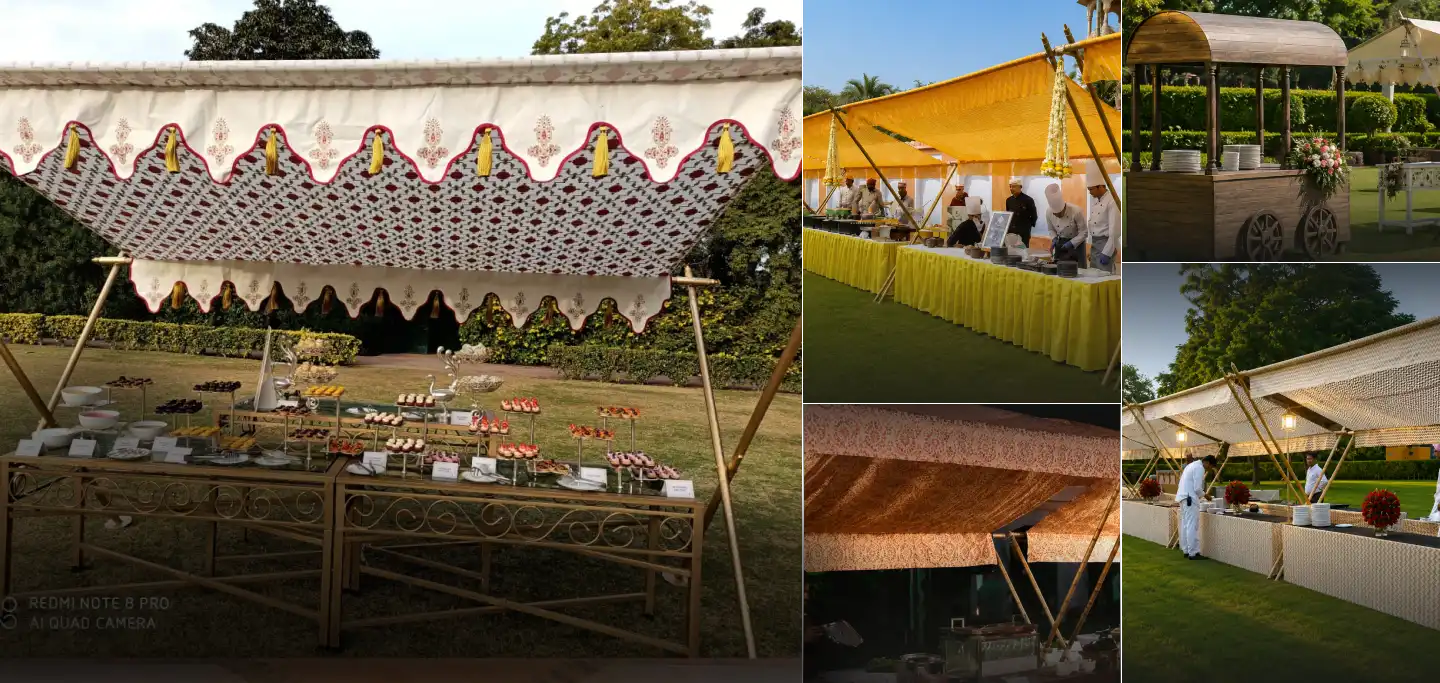 Food Counter Tents