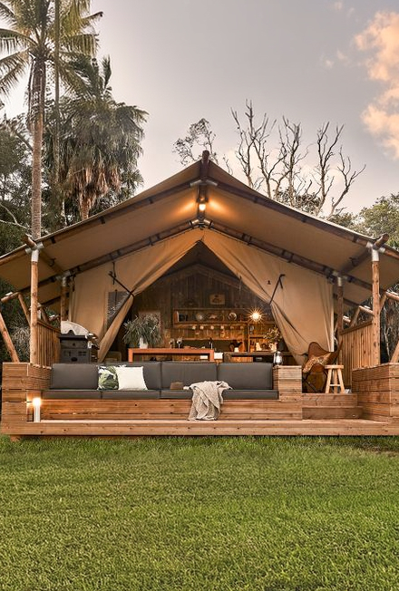 Jungle safari tents