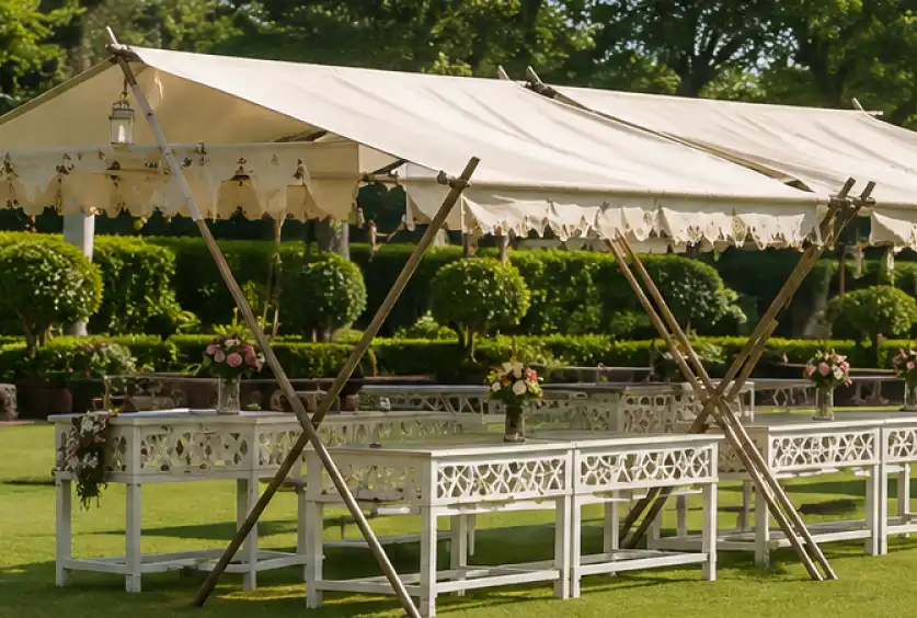 Wedding Marquee Tents With Traditional Indian Flair